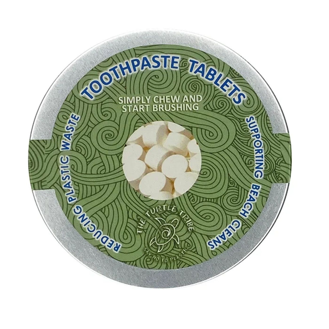 Finally, plastic-free toothpaste! Chew a tablet, brush as usual. Fresh, easy, and waste-free. Supports Ocean Crusaders’ mission to clean plastic from oceans.
