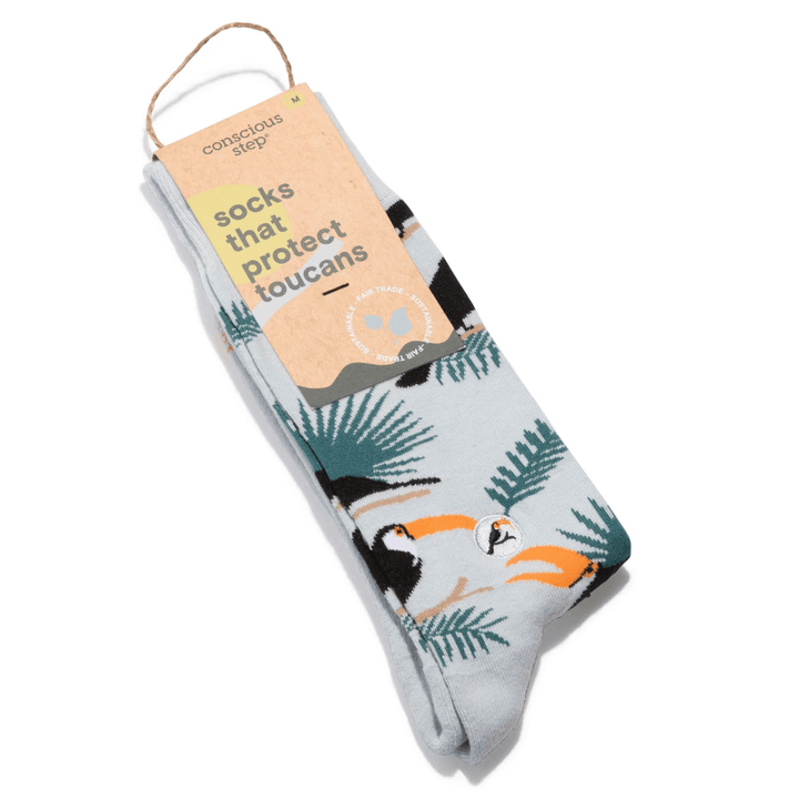 Conscious Step - Organic Fairtrade Socks that Protect Toucans