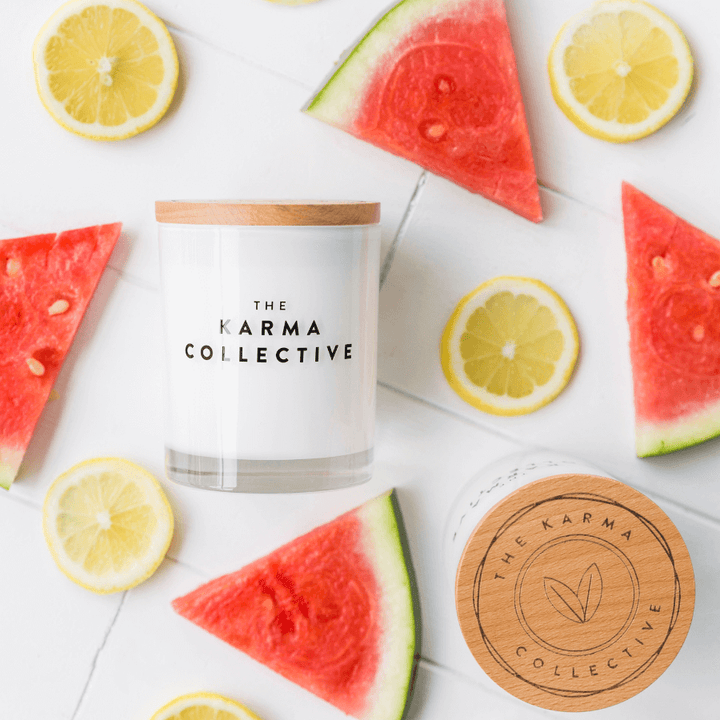 Karma Collective Watermelon & Lemonade Fragranced Soy Candle