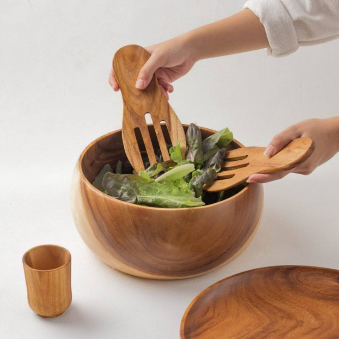 Wooden Salad Servers