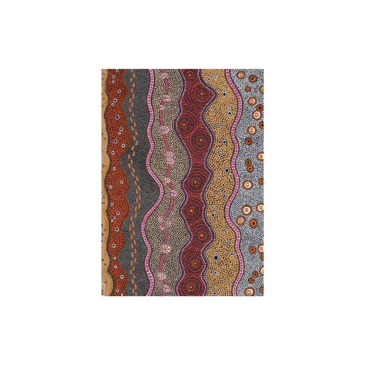 Eco friendly, 100% recycled wrapping paper featuring Domica Hill's art. Carbon neutral with 10% of profits aiding native wildlife and habitat.