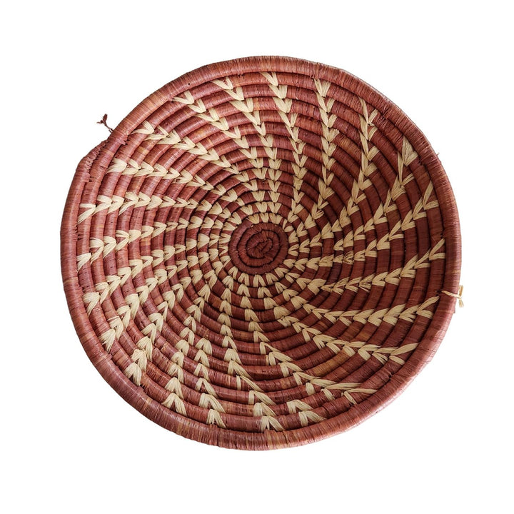 Afribeads Bowl - Large Woven Bowl. Empowering Ugandan women through fair trade. Every AfriBeads purchase supports sustainable income, education, and community transformation.