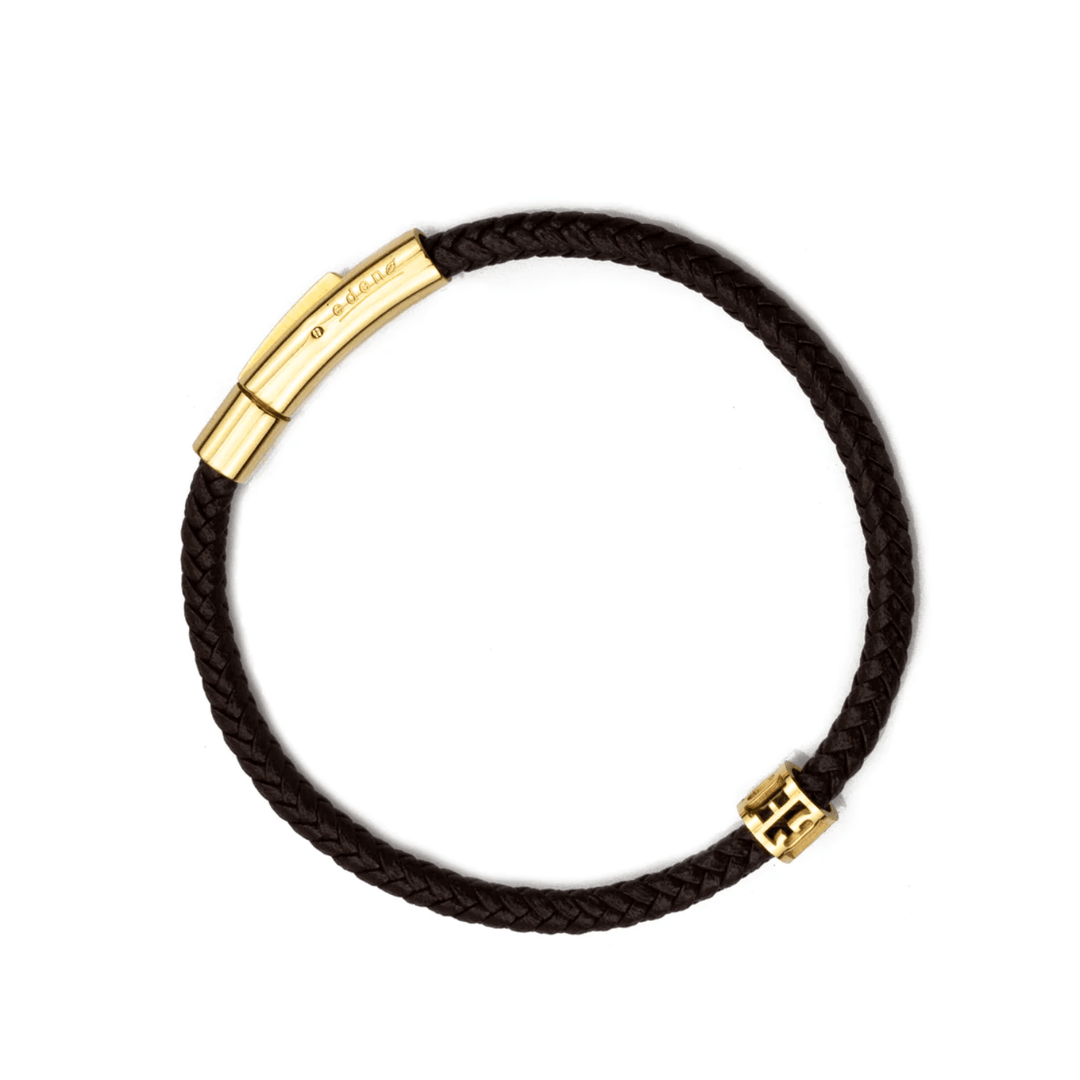 Eden Men's Ethical Jewellery - Courage Leather Bracelet