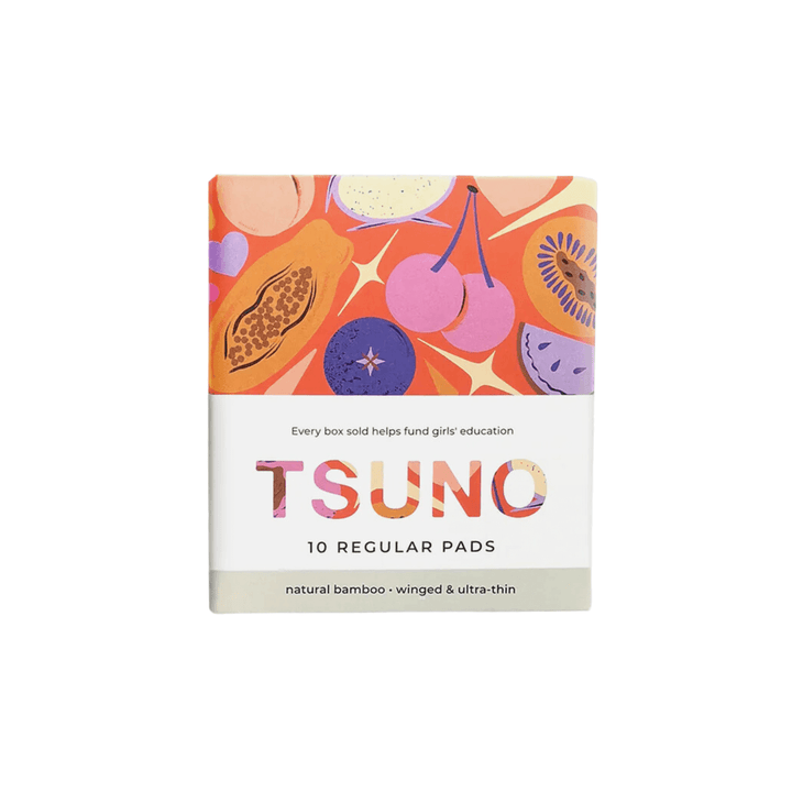 Tsuno Bamboo Pads with Wings - Regular