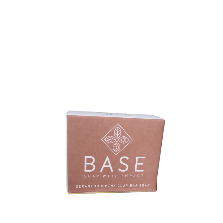 Base Natural Soap Australia - Geranium & Pink Clay