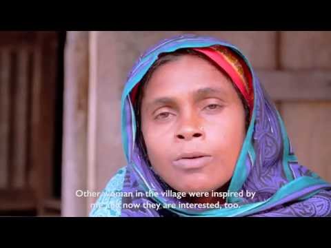 URL link to youtube video about how women in Bangladesh have long term well paid work through this fair trade not for profit organisation Pebble Child