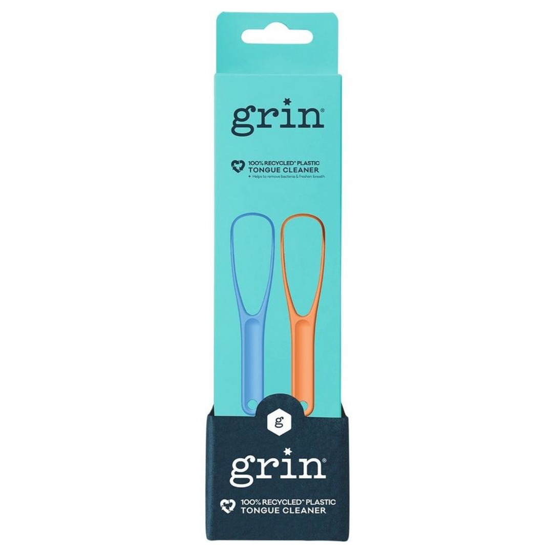 100% Recycled Plastic Tongue Cleaner 2pk