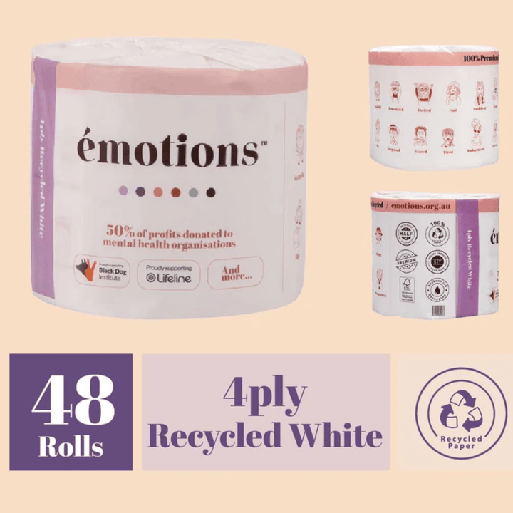 émotions™ 100% Recycled Toilet Paper