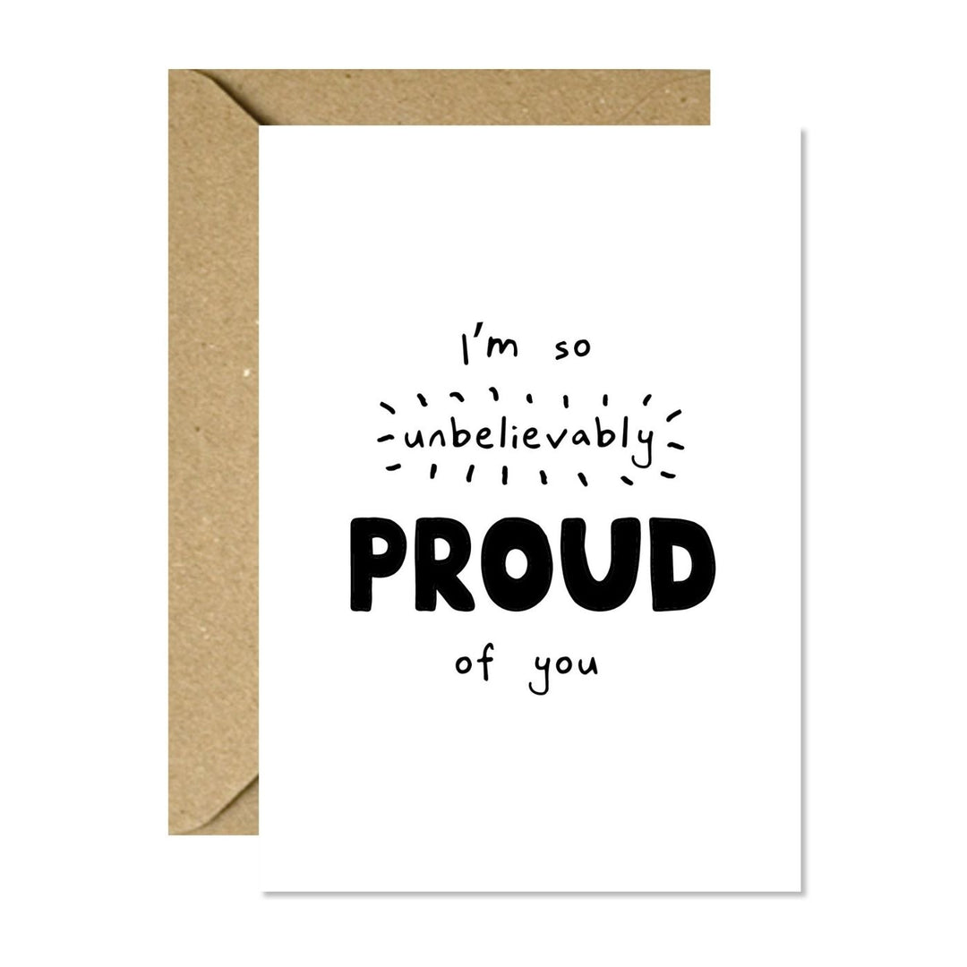 Greeting Card - So Proud of You