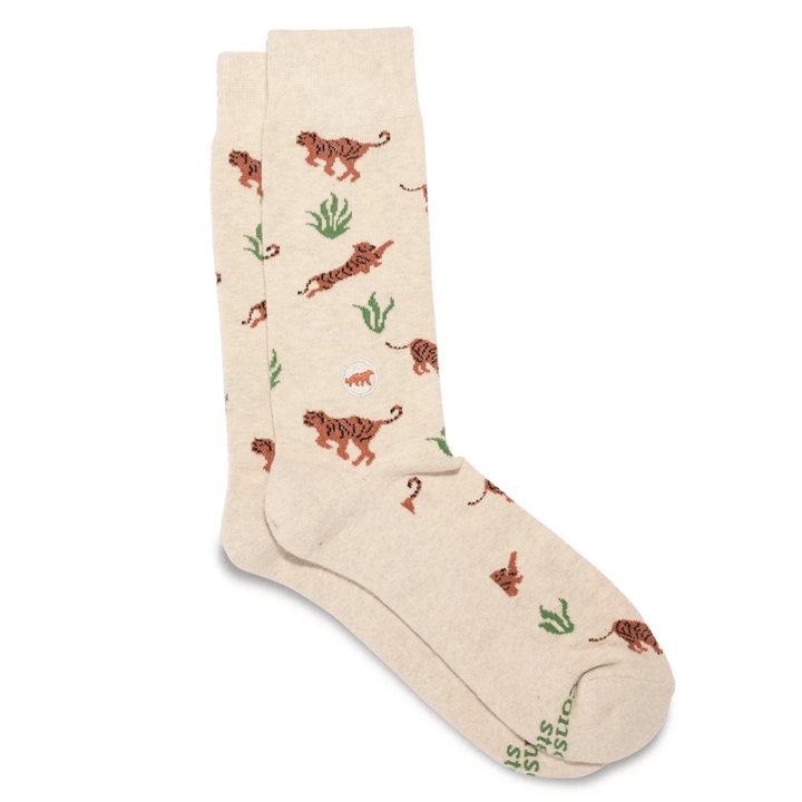 Conscious Step - Organic Fairtrade Socks that Protect Tigers