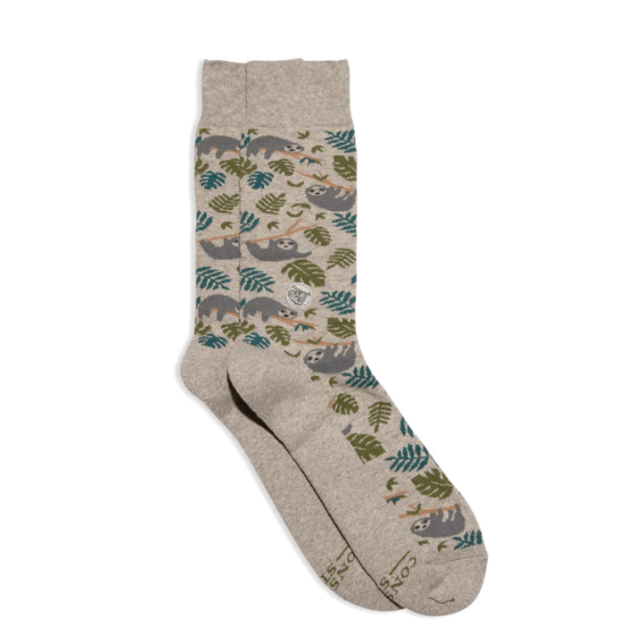 Conscious Step Sustainably Made Socks that Protect Sloths