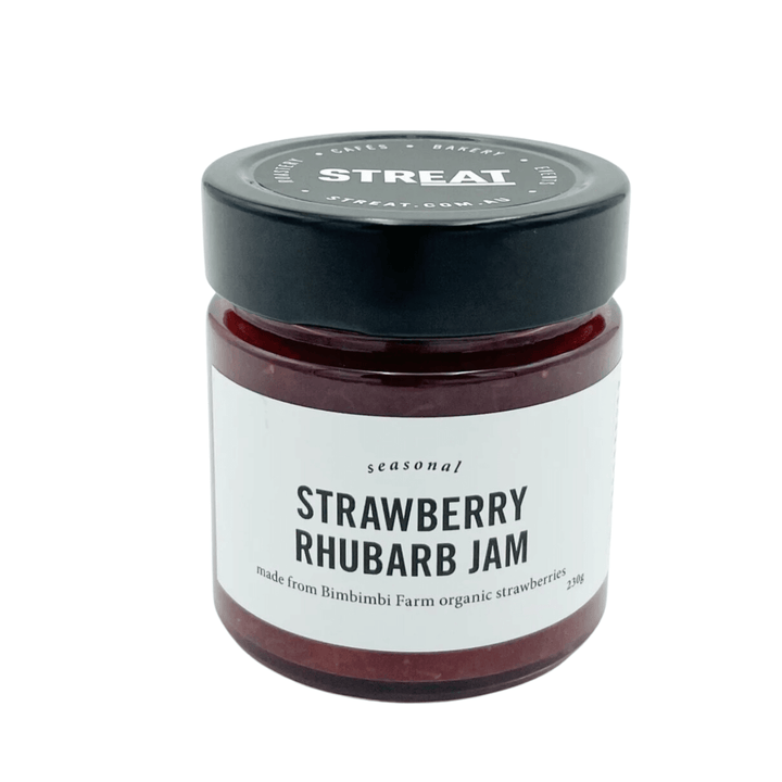 STREAT Strawberry Rhubarb Jam