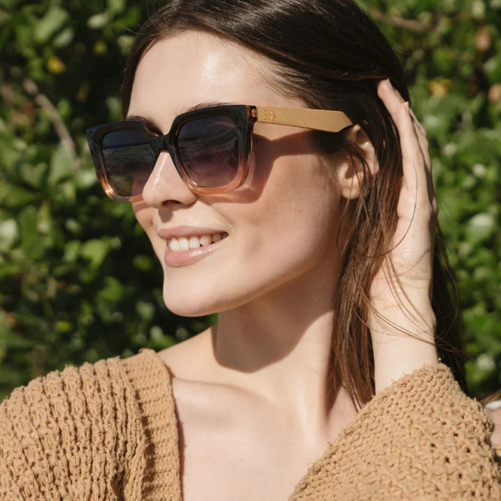 Sustainable Sunglasses - Soluna Ombre. Stylish, sustainable eyewear that gives back — SOEK plants one tree for every pair sold. Look good, do good, and help reforest the planet with every purchase.