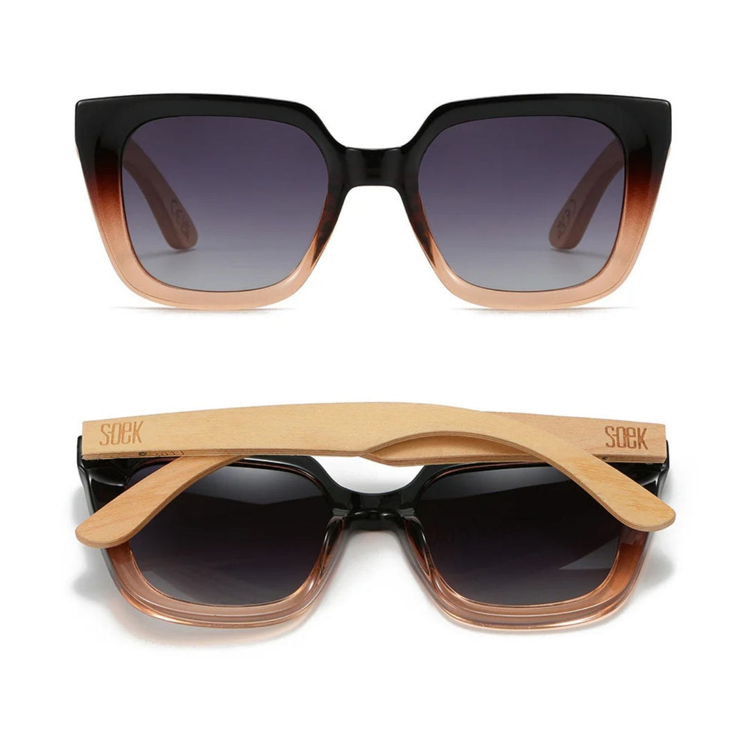 Sustainable Sunglasses - Soluna Ombre. Stylish, sustainable eyewear that gives back — SOEK plants one tree for every pair sold. Look good, do good, and help reforest the planet with every purchase.