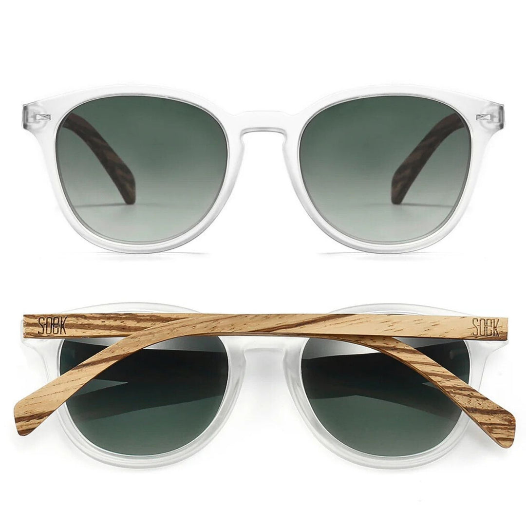 Sustainable Sunglasses - Taine Frost. Stylish, sustainable eyewear that gives back — SOEK plants one tree for every pair sold. Look good, do good, and help reforest the planet with every purchase.