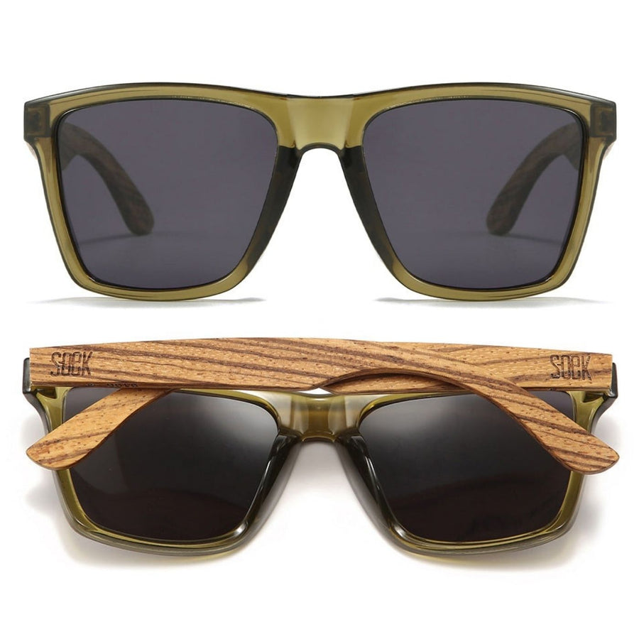Sustainable Sunglasses - Dalton Khaki. Stylish, sustainable eyewear that gives back — SOEK plants one tree for every pair sold. Look good, do good, and help reforest the planet with every purchase.