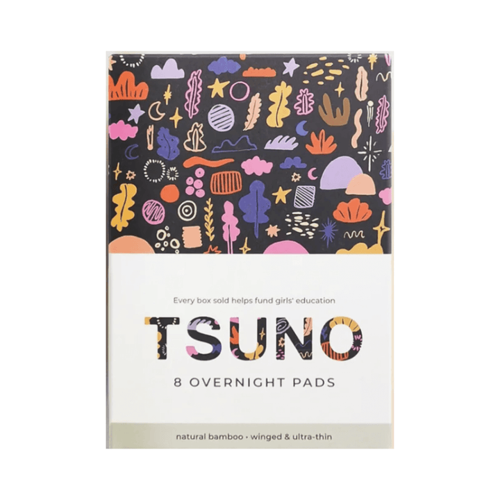 Tsuno Bamboo Pads with Wings - Overnight