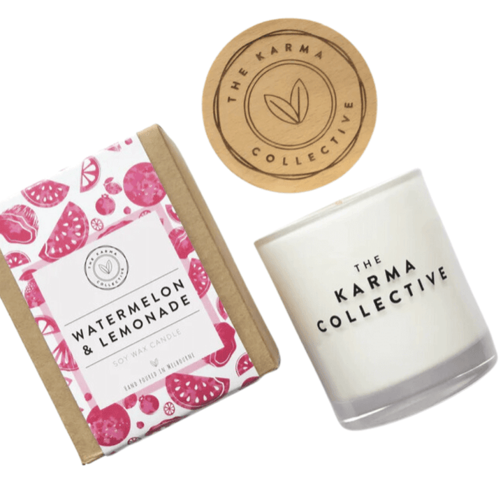 Karma Collective Watermelon & Lemonade Fragranced Soy Candle