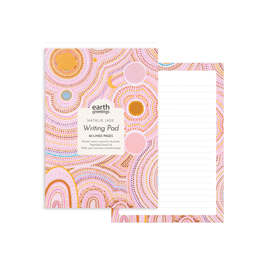 Seven Sisters Dreaming III A5 Writing Pad - Recycled Writing Paper